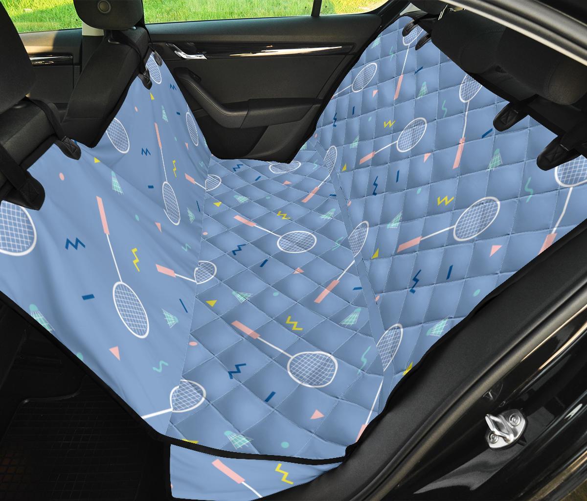 Badminton Cute Print Pattern Pet Car Seat Cover-grizzshop