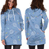 Badminton Cute Print Pattern Women Hoodie Dress-grizzshop