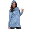 Badminton Cute Print Pattern Women Hoodie Dress-grizzshop