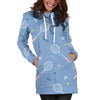 Badminton Cute Print Pattern Women Hoodie Dress-grizzshop