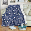 Badminton Pattern Print Blanket-grizzshop