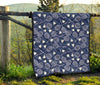 Badminton Pattern Print Quilt-grizzshop