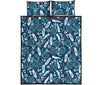 Badminton Print Pattern Bed Set Quilt-grizzshop