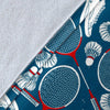 Badminton Print Pattern Blanket-grizzshop