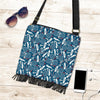 Badminton Print Pattern Crossbody bags-grizzshop