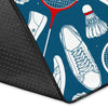 Badminton Print Pattern Floor Mat-grizzshop