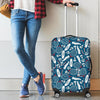 Badminton Print Pattern Luggage Cover Protector-grizzshop