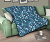 Badminton Print Pattern Quilt-grizzshop