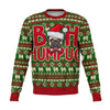 Bah Hum Pug Christmas Ugly Sweater-grizzshop