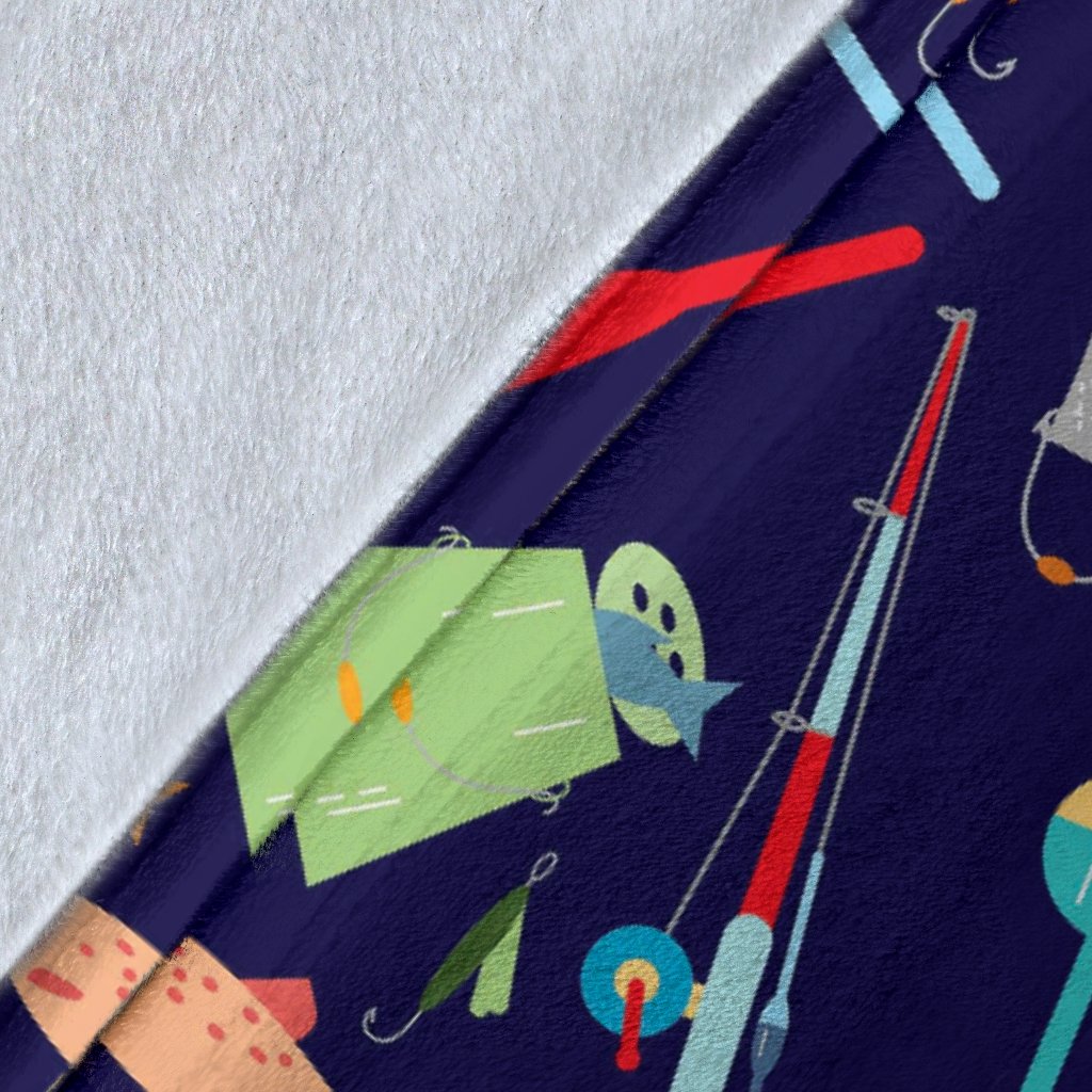 Bait Bass Fishing Print Pattern Blanket-grizzshop