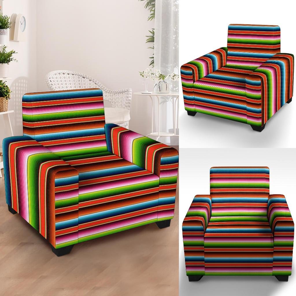 Baja Mexican Armchair Cover-grizzshop