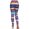 Baja Mexican Blanket Serape Pattern Print Pattern Women Leggings-grizzshop