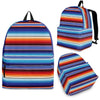 Baja Mexican Blanket Serape Pattern Print Premium Backpack-grizzshop