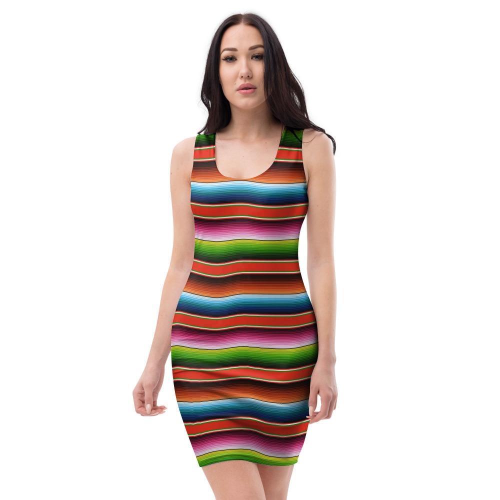 Baja Mexican Bodycon Dress-grizzshop