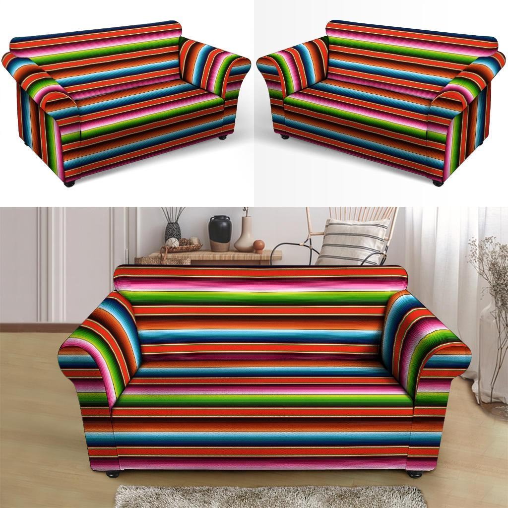 Baja Mexican Loveseat Cover-grizzshop