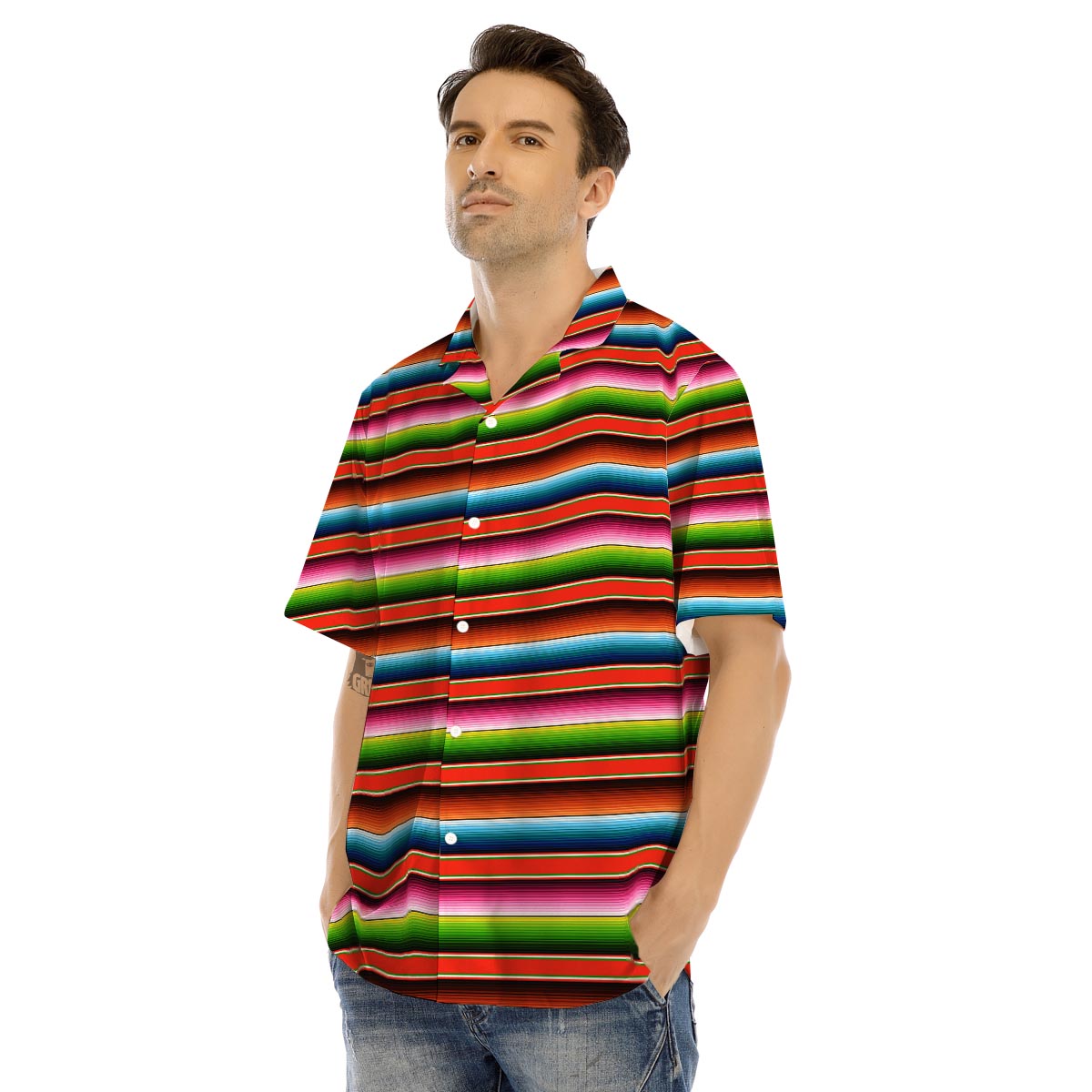 Baja Mexican Men’s Hawaiian Shirt-grizzshop