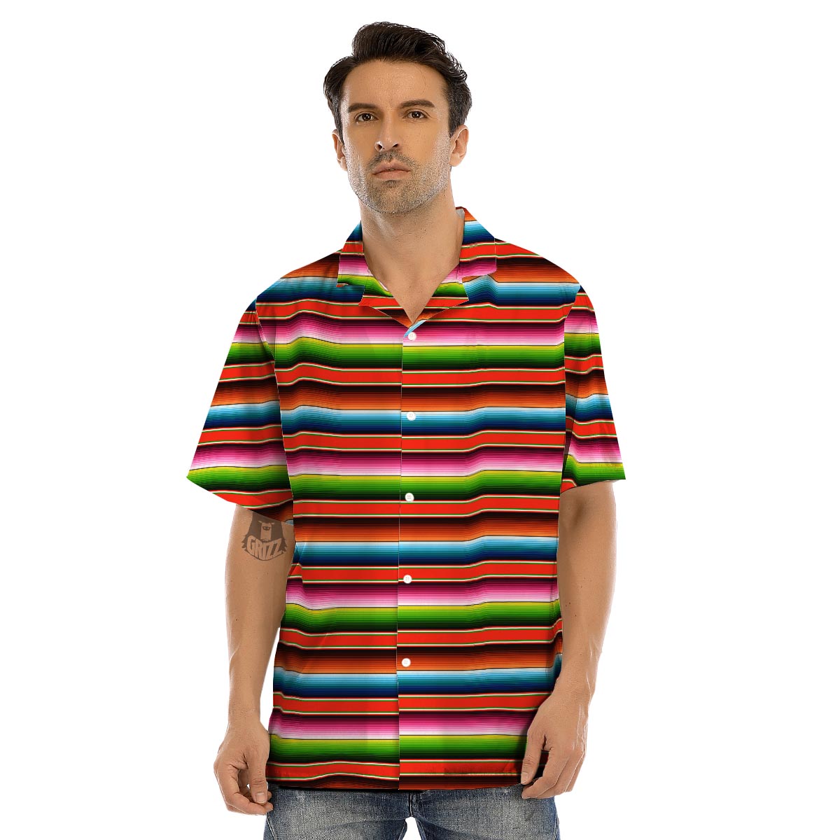 Baja Mexican Men’s Hawaiian Shirt-grizzshop