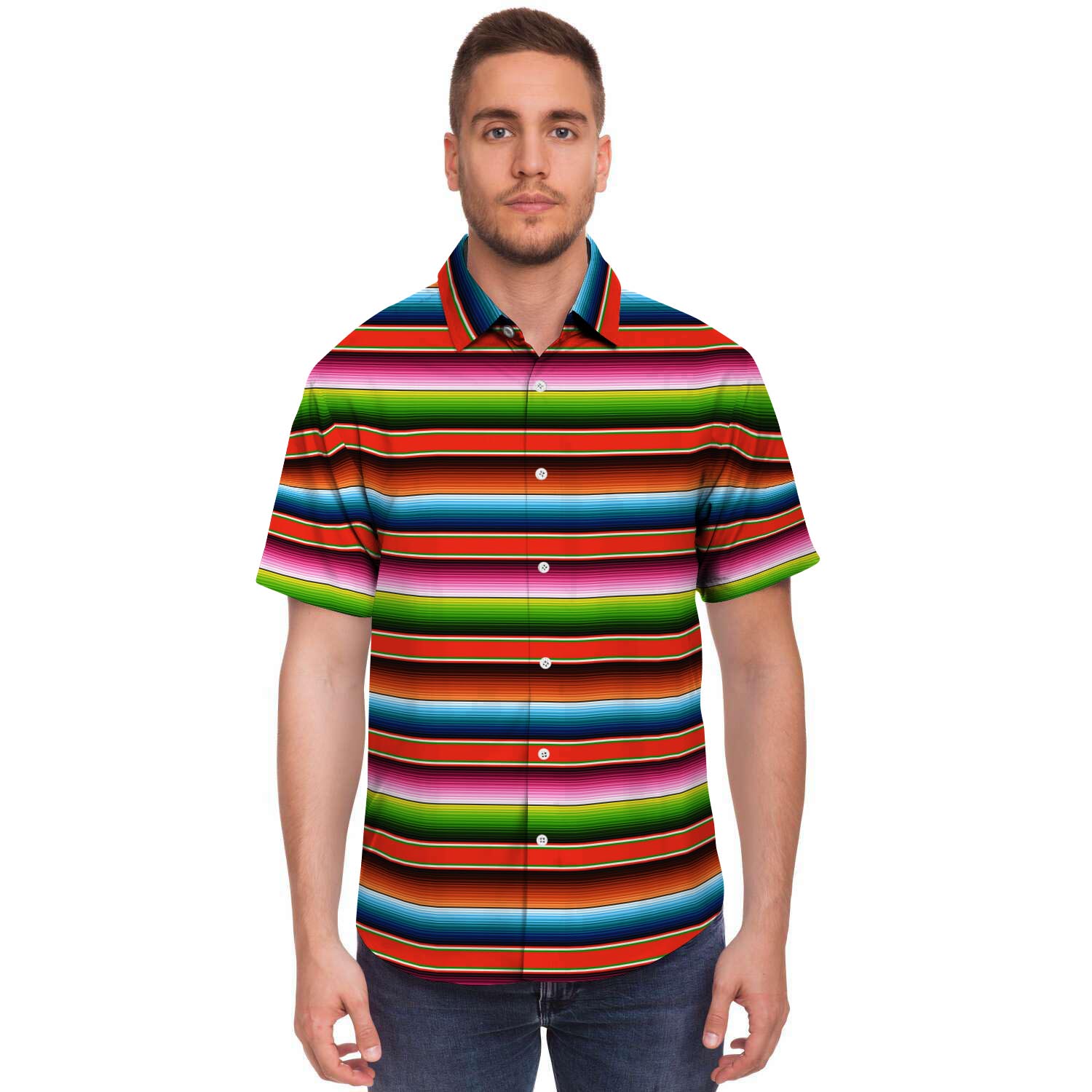 Baja Mexican Men's Short Sleeve Shirt-grizzshop