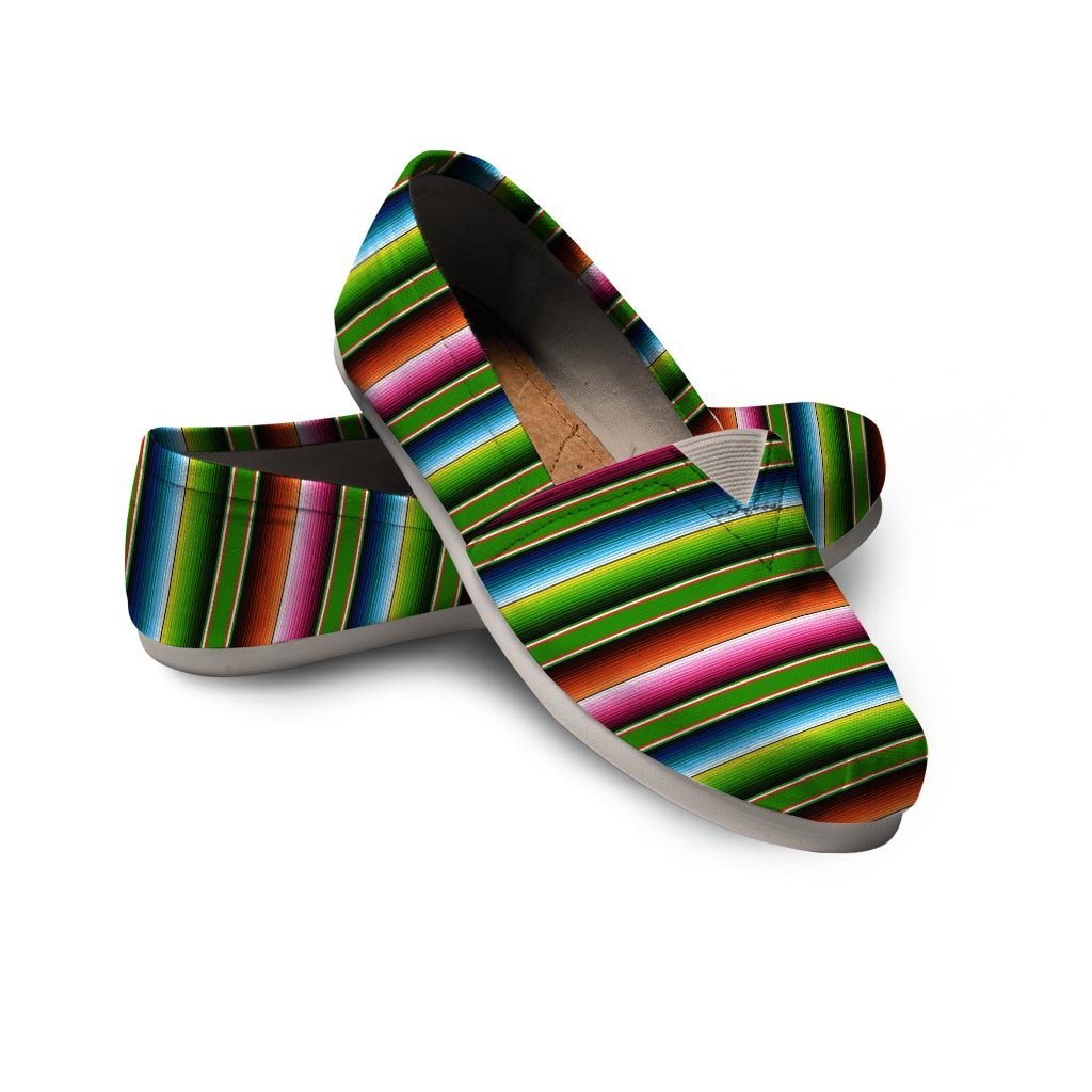 Baja Mexican Print Canvas Shoes-grizzshop