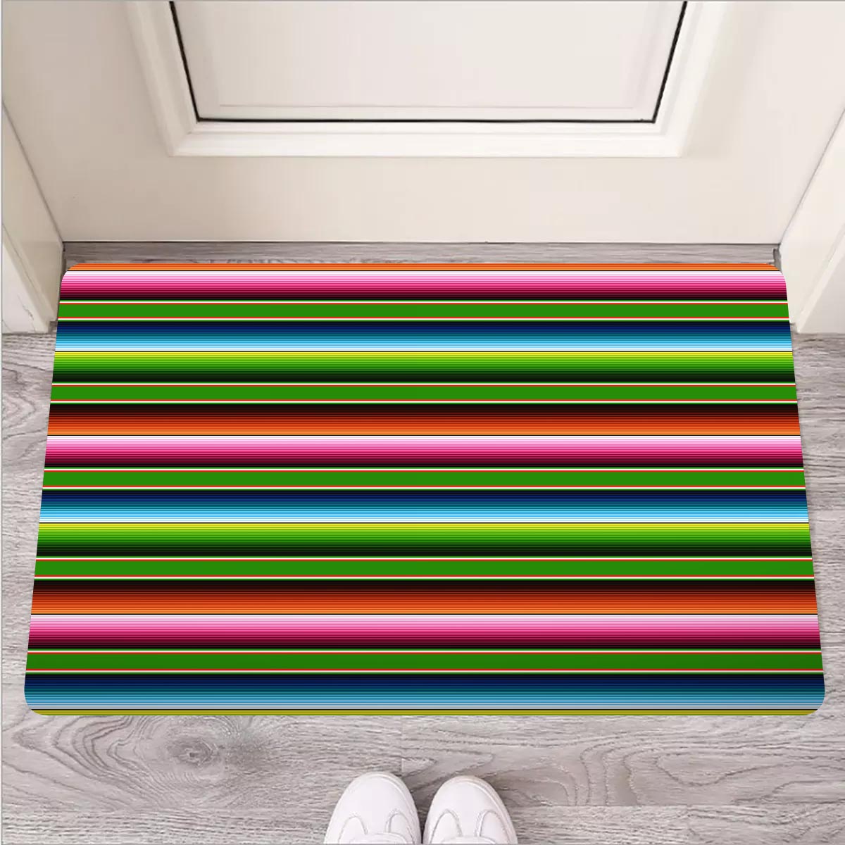 Baja Mexican Print Door Mat-grizzshop