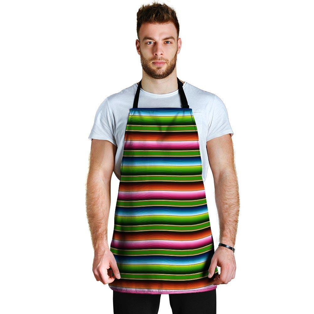 Baja Mexican Print Men's Apron-grizzshop