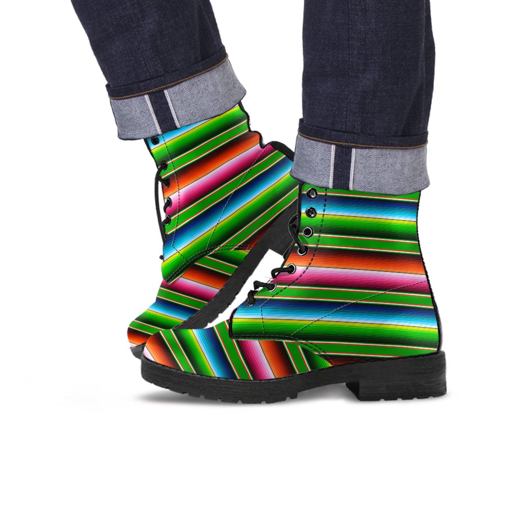 Baja Mexican Print Men's Boots-grizzshop