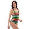 Baja Mexican Print One Piece Swimsuite-grizzshop