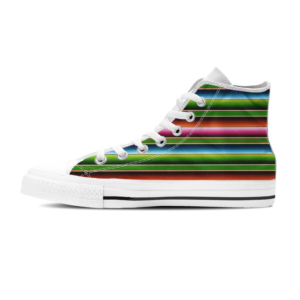 Baja Mexican Print Women's High Top Shoes-grizzshop