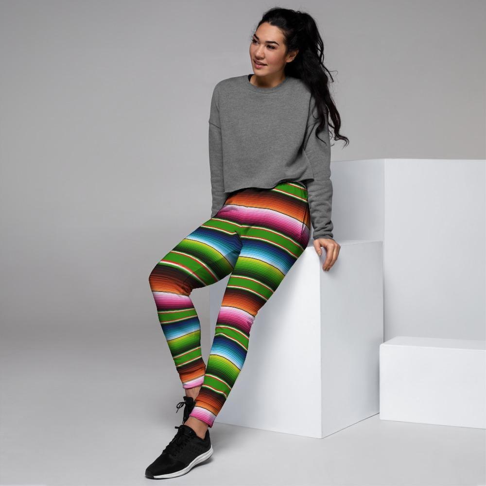 Baja Mexican Print Women's Joggers-grizzshop