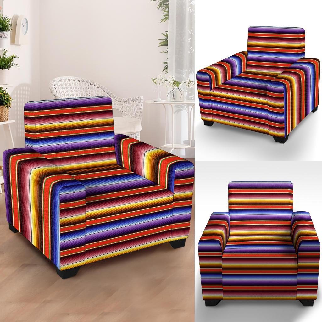 Baja Print Armchair Cover-grizzshop