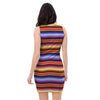 Baja Print Bodycon Dress-grizzshop