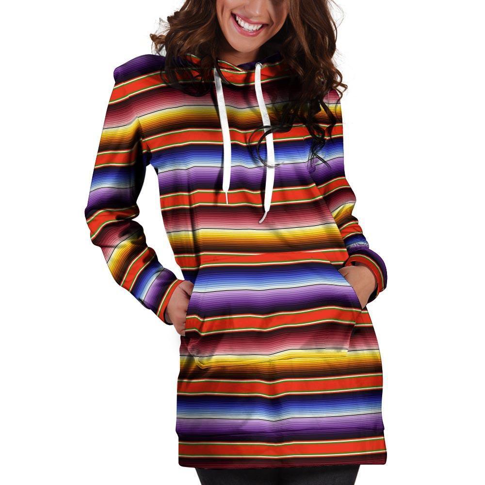 Baja Print Hoodie Dress-grizzshop