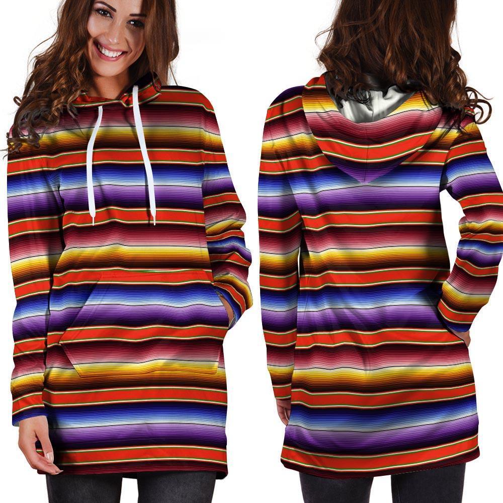 Baja Print Hoodie Dress-grizzshop