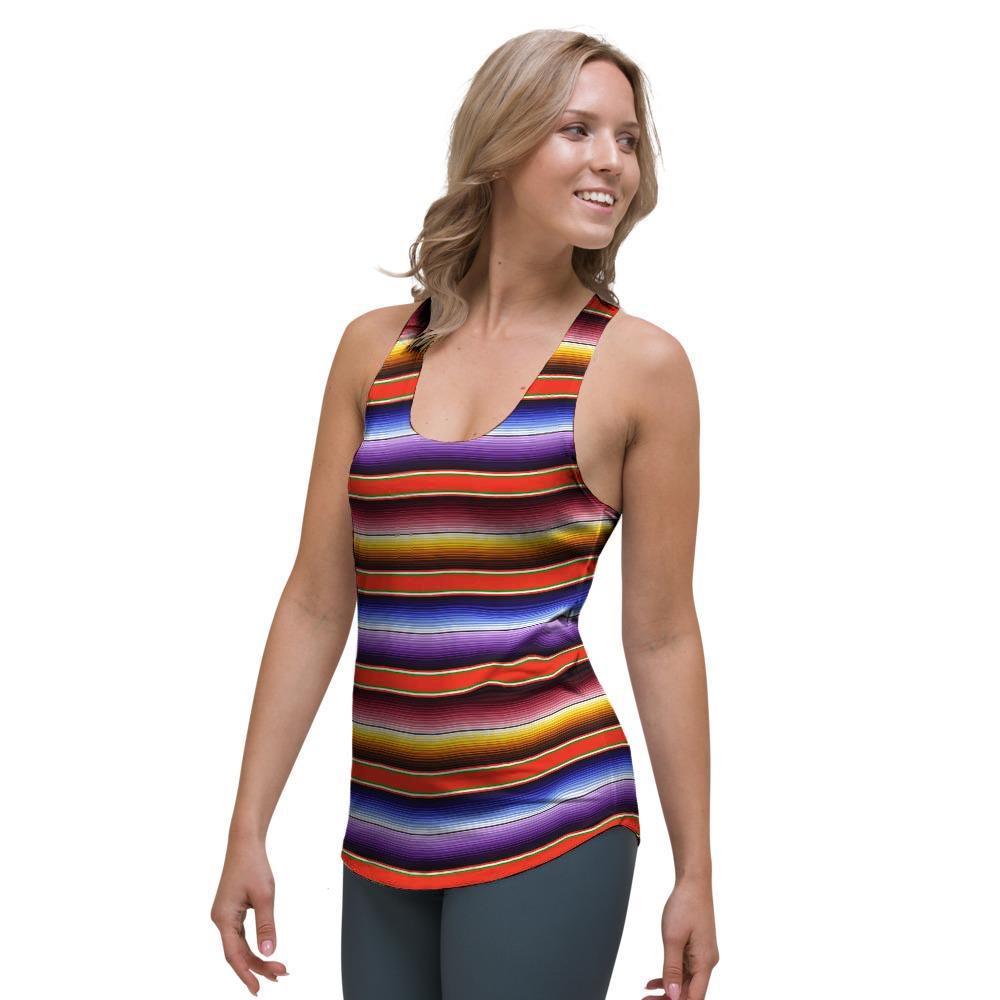 Baja Print Women's Racerback Tank Top-grizzshop