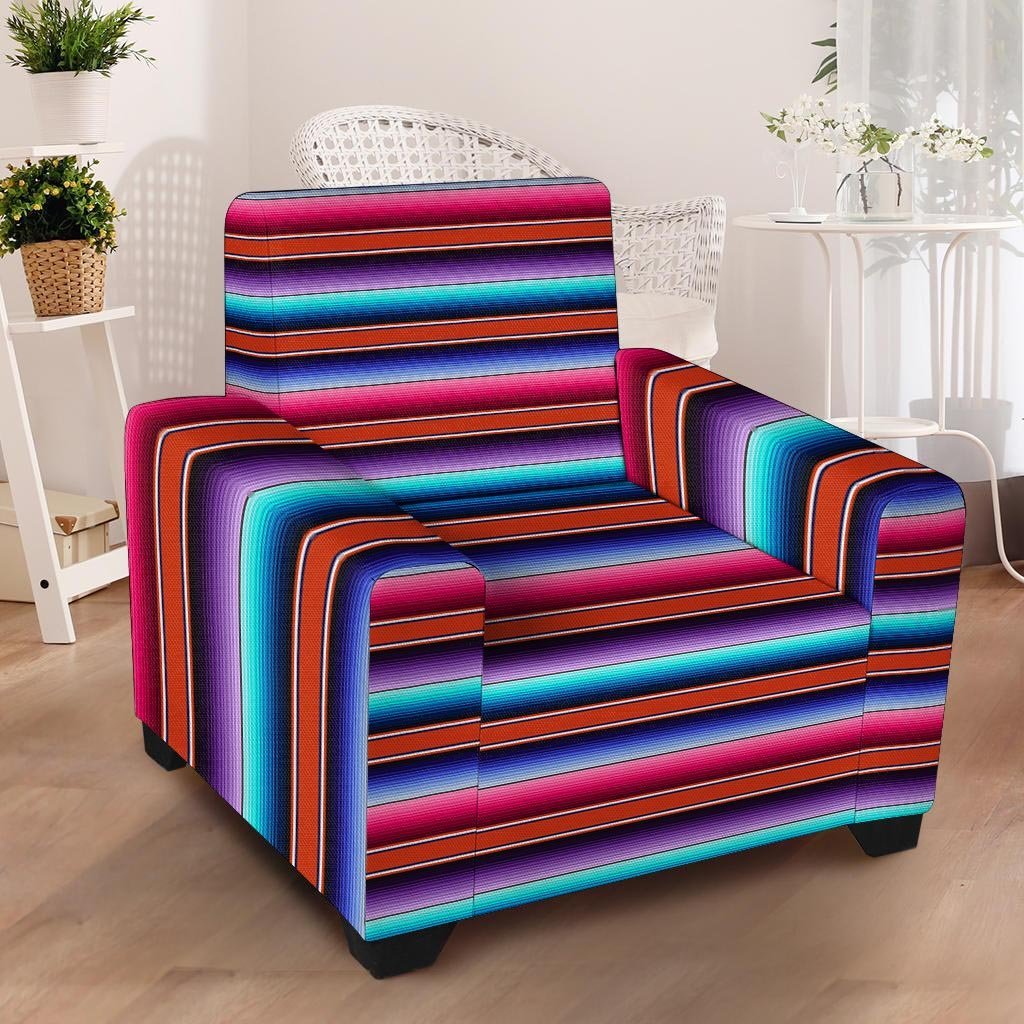 Baja Serape Armchair Cover-grizzshop