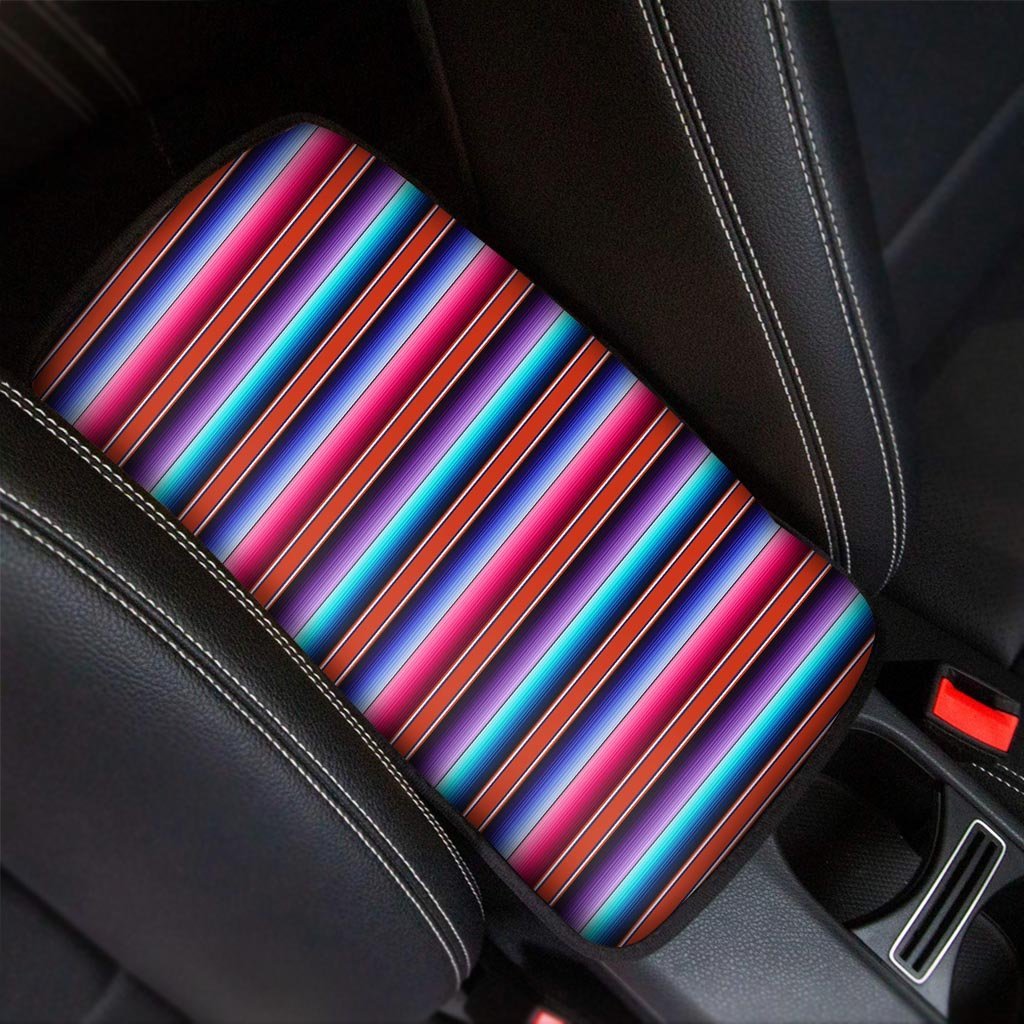 Baja Serape Car Console Cover-grizzshop