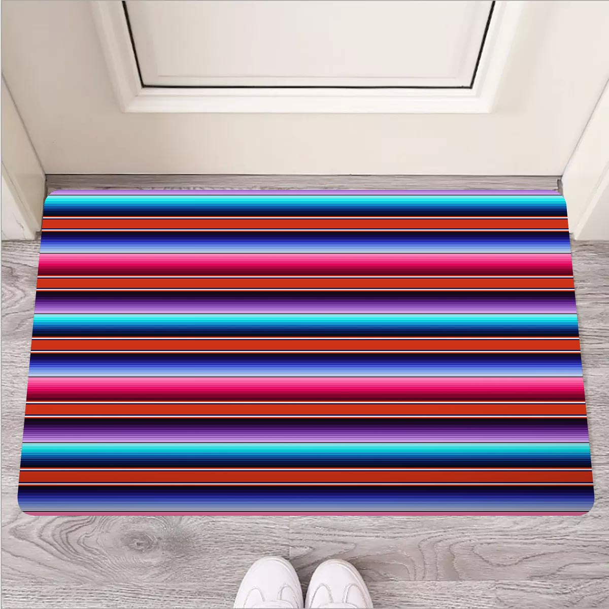 Baja Serape Door Mat-grizzshop