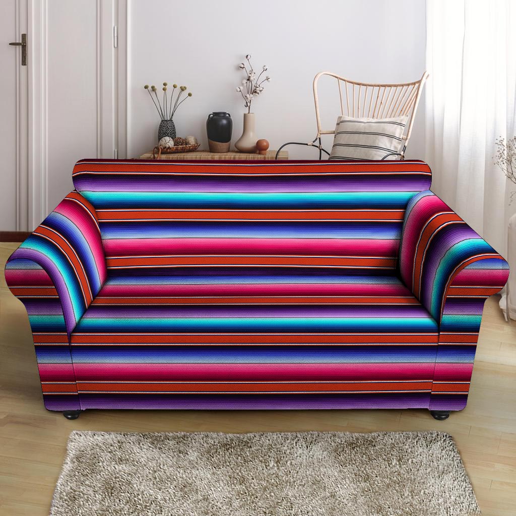 Baja Serape Loveseat Cover-grizzshop