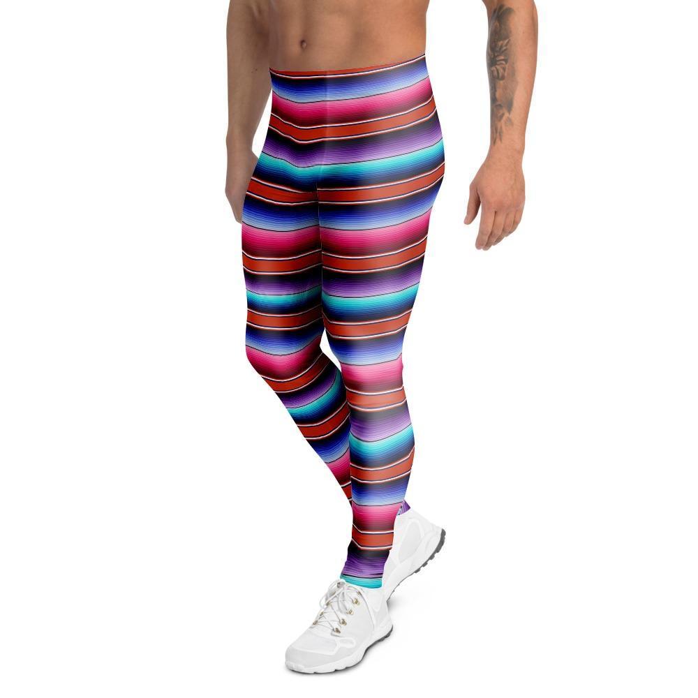 Baja Serape Men's Leggings-grizzshop