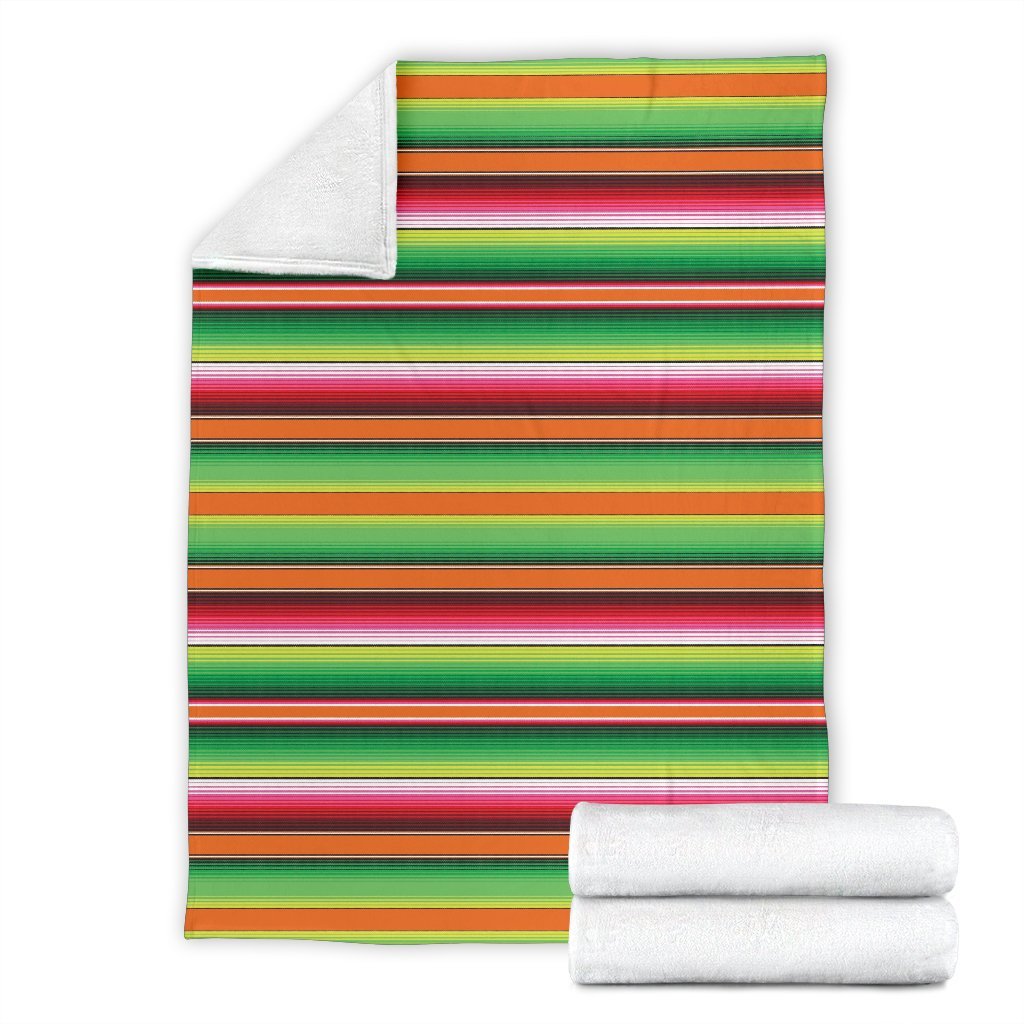 Baja Serape Mexican Blanket Pattern Print Blanket-grizzshop