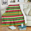 Baja Serape Mexican Blanket Pattern Print Blanket-grizzshop