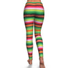 Baja Serape Mexican Blanket Pattern Print Pattern Women Leggings-grizzshop