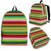 Baja Serape Mexican Blanket Pattern Print Premium Backpack-grizzshop