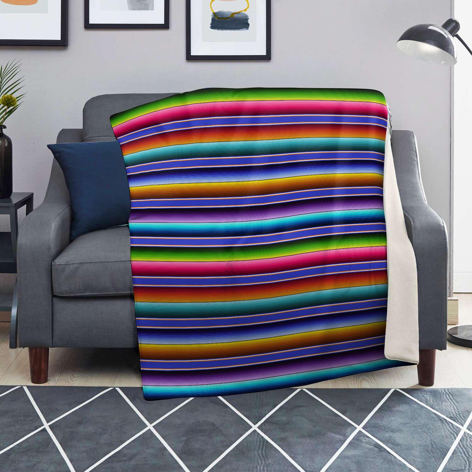 Baja Serape Mexican Blanket-grizzshop