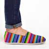 Baja Serape Mexican Canvas Shoes-grizzshop