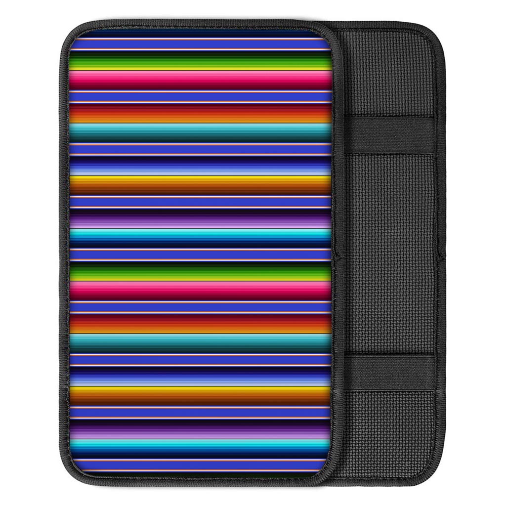 Baja Serape Mexican Car Console Cover-grizzshop