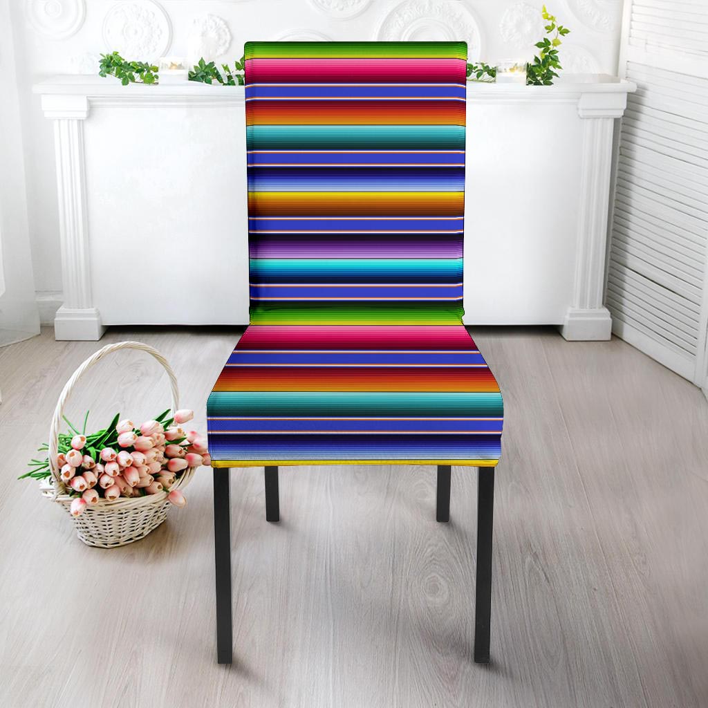 Baja Serape Mexican Chair Cover-grizzshop