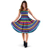 Baja Serape Mexican Dress-grizzshop