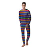 Baja Serape Mexican Men's Pajamas-grizzshop