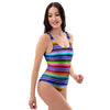 Baja Serape Mexican One Piece Swimsuite-grizzshop